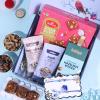 FlowerAura Premium Raksha Bandhan Hamper Include Bhaiya Bhabhi Evil Eye Rakhi, Trail Mix, 250g Dodha Burfi, Hazelnut Rocks, Kalimirch Cashew & Roli Chawal In Box- Rakhi For Bhaiya Bhabhi & Cousins view 2
