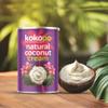 KOKOPO Natural Coconut Cream  Twin Pack (2 x 400ml) | Rich and Pure | Ultra creamy and thick| Lactose-free and vegan| Excellent for desserts, curries and sauces| No added additives or preservatives view 2