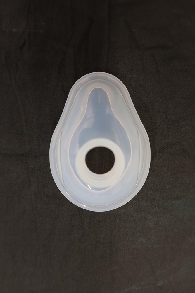FAIRBIZPS Silicone Face Mask Size 4 (Adult) | Soft, Medical-Grade Anaesthesia Mask | Reusable & Autoclavable | Comfortable Fit with Airtight Seal
