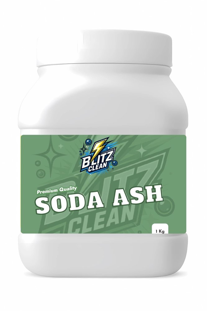 BLITZ CLEAN Soda Ash Powder for Multi-Purposes uses Washing Soda | Tie dye | Detergent and more 1000 grams