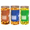 Ajji's Nut Magic Roasted Makhana Combo of Chilli Garlic, Magic Masala and Mint Magic | Flavored Healthy & Crunchy Snacks | Puffed Kernels Fresh Fox Nuts, Ready to Eat | Roasted Flavored Makhana Mix lotus seeds | Savory Snack, Crunchy & Flavorful (Pac view 2