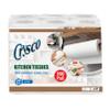 Crysco 2 Ply Kitchen Tissue Rolls Kitchen Towels Paper Roll | 360 Pulls | 60 Pulls X 6 Rolls | Soft and Highly Absorbant | 100% Natural Virgin view 1