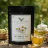 Organicajoy Chamomile Green Tea | Calming Floral Blend | Premium Loose Leaf Herbal Tea (100g) view 4