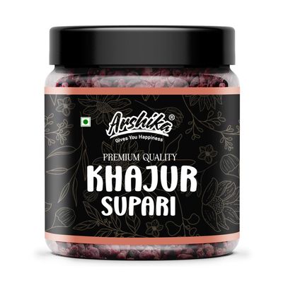 Arshika 100% Orginic Soft Khajoor Raselee Supari Authentic Indian Soft Healthy Mouth Freshner Mukhwas (400g)