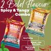 NoHo Wheat Chips | Peri Peri x2 & Podi Masala x2 (Pack of 4) | Healthy Baked, Not Fried | No Maida, No Palm Oil | Combo of 2 Flavours| Spicy and Tangy | Evening Snacks for Adults & Kids view 3