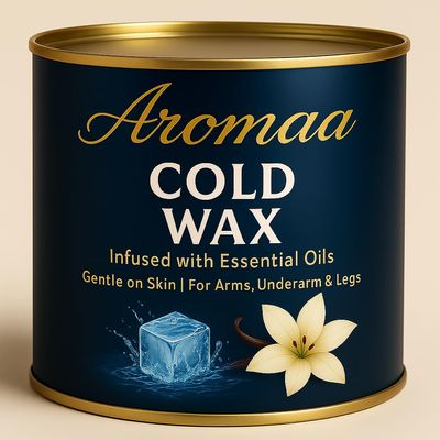 COLD WAX Hair Removal Wax for Women & Men Smooth & Gentle Waxing for All Skin Types Removes Tan, Dead Skin, brightens & moisturizes skin | For Arms, Legs, chest, and Full body, 100% natural precision wax 400g Jar (400 Gram, Cold wax)