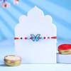 FlowerAura Premium Handcrafted Butterfly Kids Rakhi With Chocolate Box Include Roli Chawal Set - Rakhi Gift Hamper For Brother, Bhai, Kids, Bhaiya, Cousins view 3