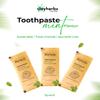 Clayherbs Travel Toothpaste Sachets  Eco-Friendly Single-Use Natural Toothpaste in Kraft Pouch  Ideal for Hotels, Travel, Guests & Events  Herbal Formula (200) view 2