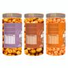 Ajji's Nut Magic Roasted Makhana Combo of Chatpata, Chilli garlic Fusion & Peri Peri Punch | Flavored Healthy & Crunchy Snacks | Puffed Kernels Fresh Fox Nuts, Ready to Eat | Roasted Flavored Makhana Mix lotus seeds | Savory Snack, Crunchy & Flavorfu view 2