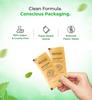 Clayherbs Travel Toothpaste Sachets  Eco-Friendly Single-Use Natural Toothpaste in Kraft Pouch  Ideal for Hotels, Travel, Guests & Events  Herbal Formula (50) view 4