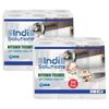 Indi Solutions 2 Ply Kitchen Tissue Rolls Kitchen Towels Paper Roll | 720 Pulls | 60 Pulls X 12 Rolls | Soft and Highly Absorbant | 100% Natural Virgin view 1