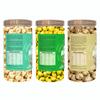 Ajji's Nut Magic Roasted Makhana Combo of Cream & Onion, Mint Magic and Salt & Pepper | Flavored Healthy & Crunchy Snacks | Puffed Kernels Fresh Fox Nuts, Ready to Eat | Roasted Flavored Makhana Mix lotus seeds | Savory Snack, Crunchy & Flavorful (Pa view 2