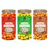Ajji's Nut Magic Roasted Makhana Combo of Tangy Tomato,Mint Magic and Chilli Garlic Fusion Flavored Healthy & Crunchy Snacks | Puffed Kernels Fresh Fox Nuts, Ready to Eat | Roasted Flavored Makhana Mix lotus seeds | Savory Snack, Crunchy & Flavorful  view 1