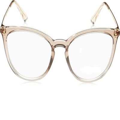 VIRAJ OPTICAL KART | BEST READING GLASSES | BEST COMPUTER BLUE CUT LENSES | LIGHT WEIGHT PLASTIC FRAME | ALL POWER AVAILABLE (BROWN, +3.00)