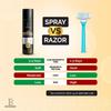 BareBro Hair Removal Cream Spray for Men | Painless Body Hair Removal for Chest, Back, Arms, Legs & Underarms | Fast-Acting, Pleasant Smell | No Razor, No Burn | 200ml | Pack of 3 view 3