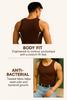 Rockwell Mens Premium Cotton Vest  Sleeveless Gym Undershirt | Breathable, Stretchable & Skin-Friendly Innerwear for Everyday Comfort | 005 (in, Alpha, XL, Regular, Brown) view 4