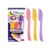 Feather Flamingo Facial Razor for Face, Eyebrows & Body Shaving | 3-Piece Facial Touch-Up Razor for Girls & Women | Precision Hair Remover for Smooth Skin view 1