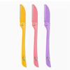 Feather Flamingo Facial Razor for Face, Eyebrows & Body Shaving | 3-Piece Facial Touch-Up Razor for Girls & Women | Precision Hair Remover for Smooth Skin view 2
