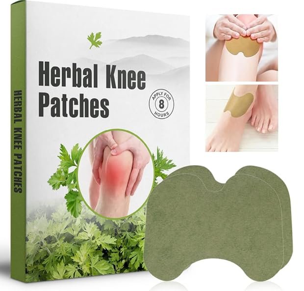 Finalize Herbal Knee Pain Relief Patches Arthritis Inflammation Patch Sticker | Instant Relief from Knee Pain | Joint Knee Pain Relief Products Natural Wormwood Extract Patch for Knee - (60)