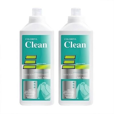 Amish farms ColorfulClean ColorSafe Bleach Liquid Laundry Whitener & Booster | NonChlorine Oxygen Formula | Brightens Whites&Colors, Removes Yellowing & Odors | Fresh Scent Pack 2 x 200mL