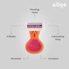 Feel Good Club Mini Razor for Women with 5 Blade System and Compact Travel Storage Case for Body Hair Removal from Arms Legs Underarms and Bikini Area Small Spaces view 2