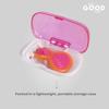 Feel Good Club Mini Razor for Women with 5 Blade System and Compact Travel Storage Case for Body Hair Removal from Arms Legs Underarms and Bikini Area Small Spaces view 3