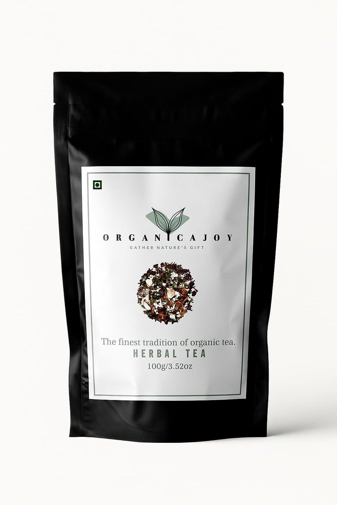 Organicajoy herbal Green Tea | Caffeine Free | Organic | 100g