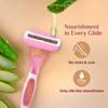 Carmesi Silk Care Body Razor for Women - Pack of 3 | Smooth & Painless Hair Removal For Arms, Legs, & Underarms | Aloe Vera and Vitamin E Lubrication Strip | Soft & Silky Skin | Flexible Head view 3