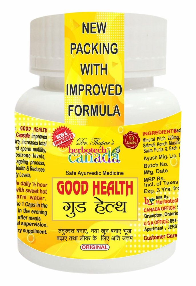 Good Health weight gain l loss of appetite and liver Care by Dr. Thapars Herbotech Canada 40+10 Capsule XTRA