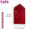 FAF Custom Name Red & White Couple Customise Janamaz Set of 2 | Heart Design Soft Velvet Prayer Mats for Husband & Wife | Personalized Islamic Gift for Nikah, Ramadan, Hajj & Umrah view 2
