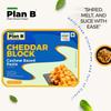 Plan B Plant-Based Cheddar Cheese Block 250g  Vegan, Dairy-Free, Lactose-Free, Ideal for Melting, Grating & Cooking  Made with Cashews  Delicious Vegan Cheese Alternative view 2