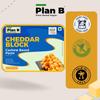 Plan B Plant-Based Cheddar Cheese Block 250g  Vegan, Dairy-Free, Lactose-Free, Ideal for Melting, Grating & Cooking  Made with Cashews  Delicious Vegan Cheese Alternative view 4