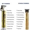Beard Trimmer For Men Mustache, Head, Body Grooming Professional Hair Clipper Rechargeable Hair Trimmer, Close Cut Precise Hair Machine, Body Trimmer, Gold view 2