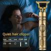 Beard Trimmer For Men Mustache, Head, Body Grooming Professional Hair Clipper Rechargeable Hair Trimmer, Close Cut Precise Hair Machine, Body Trimmer, Gold view 4