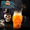 6 Pack Halloween Straw Cover, Reusable Silicone Straw Topper for Stanley, Straws Cap for Sipper Straws Cover Cap for Stanley Cup Accessories for 30&40oz Tumbler Cup Halloween Decoration view 4