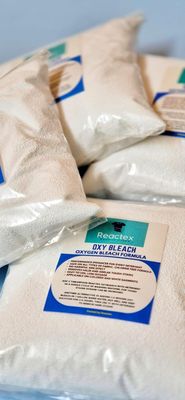 Reactex Oxy Bleach Oxygen Bleach Formula | Chlorine-Free Fabric Whitener | Removes Haldi, Tough Stains | Safe for All Fabrics | Performance Booster for Detergents |