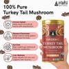 Rishi Natural Turkey Tail Organic Mushroom Powder (50 gram + Shaker) Supports Gut Health & Strengthens Immunity | Nutrient-Dense, Naturally Dried Mushrooms | Rich in Beta-Glucans view 3