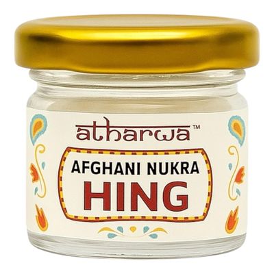 Atharwa Afghani Nukra Hing Granules 20g | Pure Organic Hing | Strong Asafoetida Powder | Spices for Cooking | Helps in Digestion