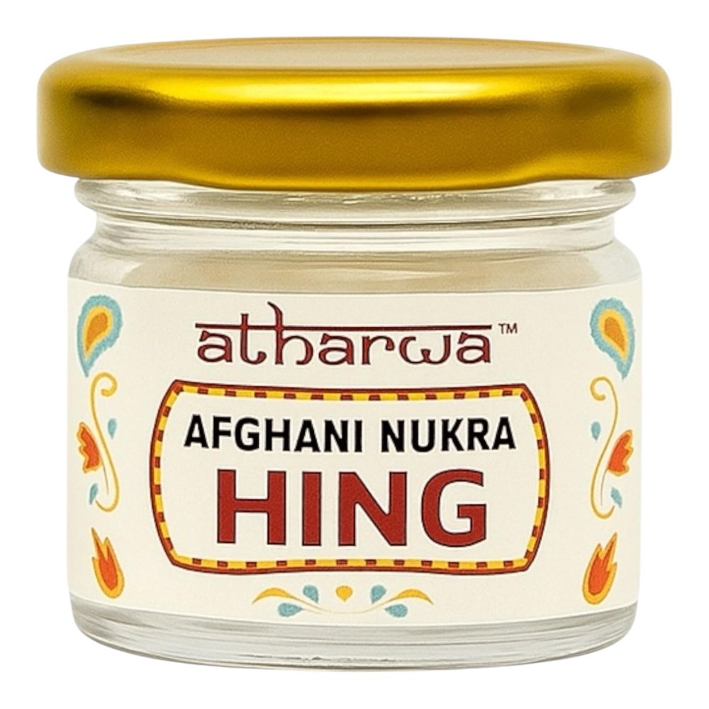 Atharwa Afghani Nukra Hing Granules 20g | Pure Organic Hing | Strong Asafoetida Powder | Spices for Cooking | Helps in Digestion