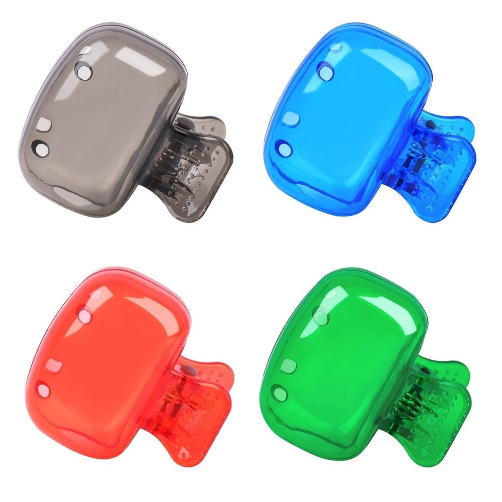GharMart Toothbrush Head Cover Cap Set (Pack of 4) | Hygienic Protective Toothbrush Cap for Travel & Daily Use | Multicolor Plastic Case for Toothbrush Heads | Ideal for Family, Hotel, Kids
