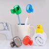 GharMart Toothbrush Head Cover Cap Set (Pack of 4) | Hygienic Protective Toothbrush Cap for Travel & Daily Use | Multicolor Plastic Case for Toothbrush Heads | Ideal for Family, Hotel, Kids view 2