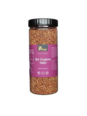 7Days Plus Unpolished Red sorghum Millet Export quality, Red Cholam, Jowar, Jonna, Jola millet keeps body healthy Net weigt 800 gm