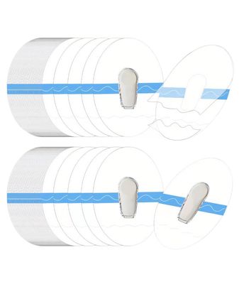 20 PCS Diabetic Patch Sensor, Silicone Adhesive Patch for Freestyle Sensor, Sugar Monitoring Patch, Waterproof Sugar Patch Monitor for Active Lifestyles, 10.5 x 5.2 x 0.02 cm