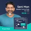 Seni Man Bladder Control Guards Active Pads - 15 Pieces | High Absorbency, Breathable, Leak-Proof Incontinence Protection & Comfort view 3