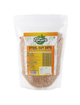 Steel Cut Oats, Sugar Free, 100% Wholegrain, Diabetic Friendly, Breakfast Cereal 1KG