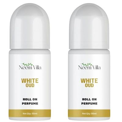 Sutroku Underarm Roll-On Serum for Men & Women, Brightening & Sweat Control Deodorant, Skin Soothing for Dark Underarms & Long-Lasting Freshness (Medium, White Oud+White Oud)