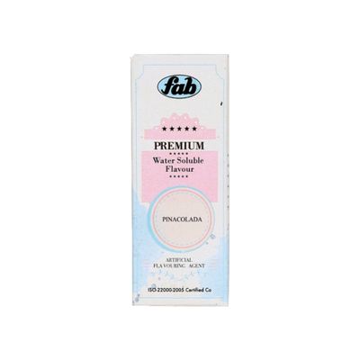 FAB Premium Water Soluble Flavor 30ml For Sweets, Chocolates, Ice Creams, Desserts, Cupcakes, Cookies & Baking | Ideal for Birthday, Festival Parties & Healthy Recipes (Pinacolada)