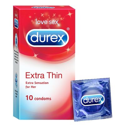 Durex Extra Thin - Pack of 10 Condoms
