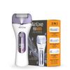 Airluxe Electric Foot Callus Remover | Pedicure Machine for Feet Leg & Heels | Dead Skin Scrubber & Cleaner | 3 Speeds & 3 Heads | Pedicure Kit for Women & Men | 1-Year replacement Warranty view 1