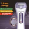 Airluxe Electric Foot Callus Remover | Pedicure Machine for Feet Leg & Heels | Dead Skin Scrubber & Cleaner | 3 Speeds & 3 Heads | Pedicure Kit for Women & Men | 1-Year replacement Warranty view 3